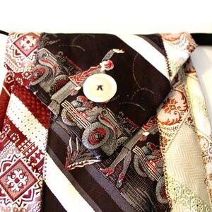 Handbag Made of Vintage Neckties